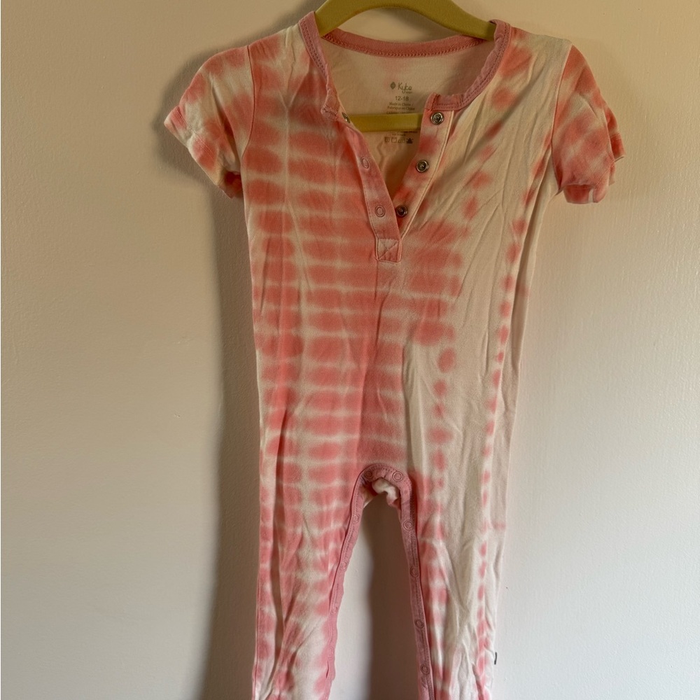 Kyte Baby Pink Tie-Dye Romper